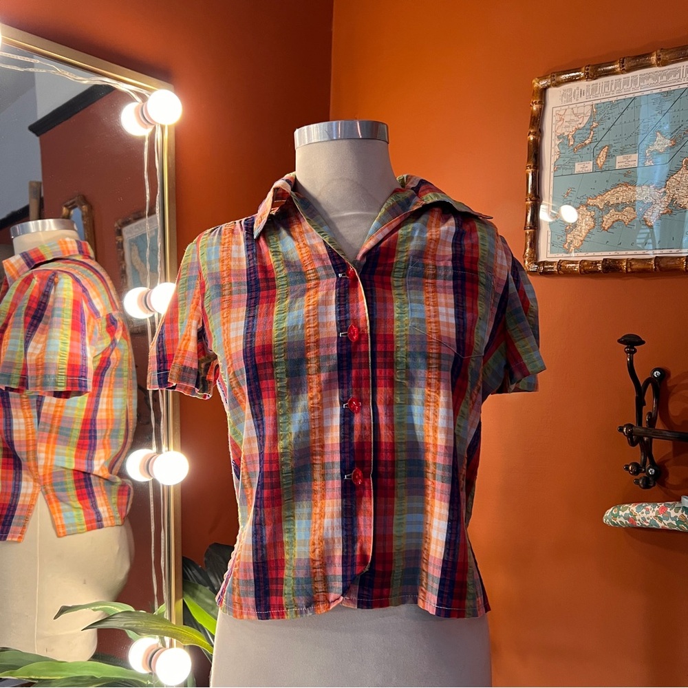 Freddie’s of Pinewood Rainbow Collared Shirt